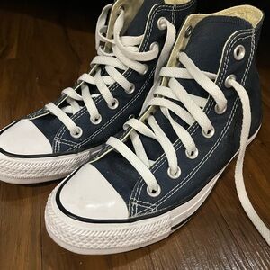 Blue High-Top Converse